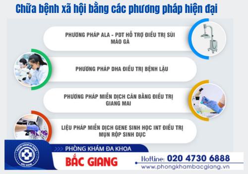Các phương pháp hỗ trợ điều trị bệnh xã hội hiệu quả. hình ảnh mắc bệnh xã hội